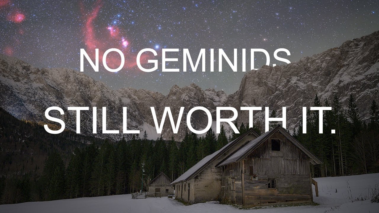 A Winter Astrophotography Night During the Geminids.