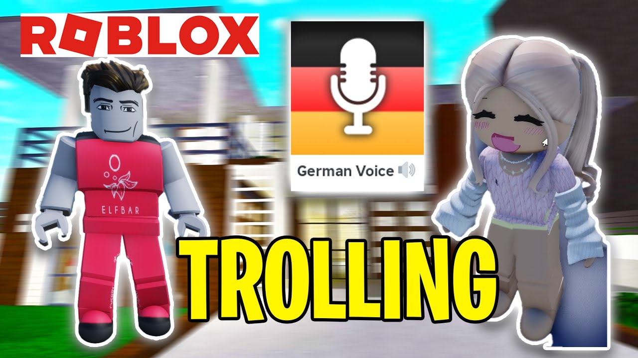 Roblox Voice Chat 😂🎙️TROLLING deutsch