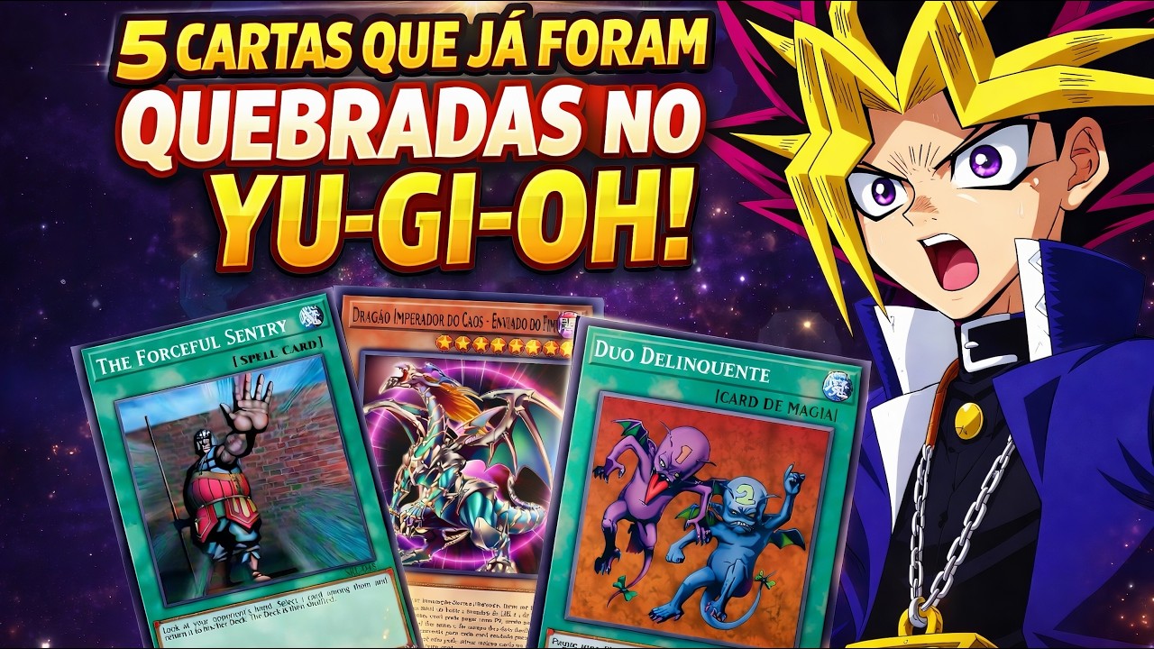 5 cartas quebradas que marcaram uma geração no Yu-Gi-Oh!