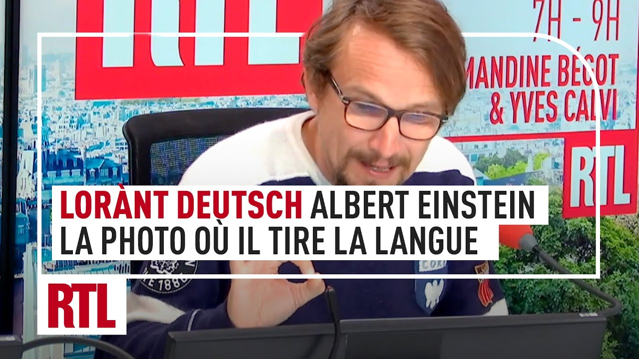 Lorànt Deutsch : Einstein, célèbre pour une photo où il tire la langue comme un petit garnement
