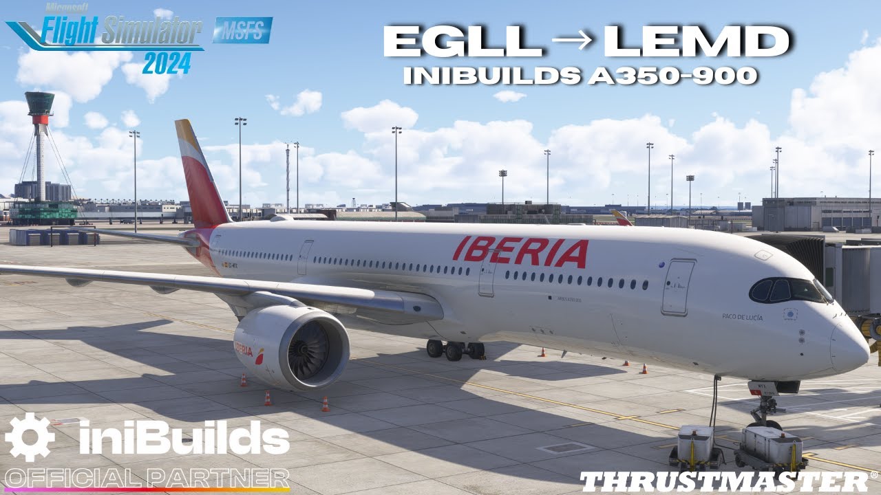✈️ London Heathrow Isn't Closed in Flight Sim! ✈️ | EGLL → LEMD
