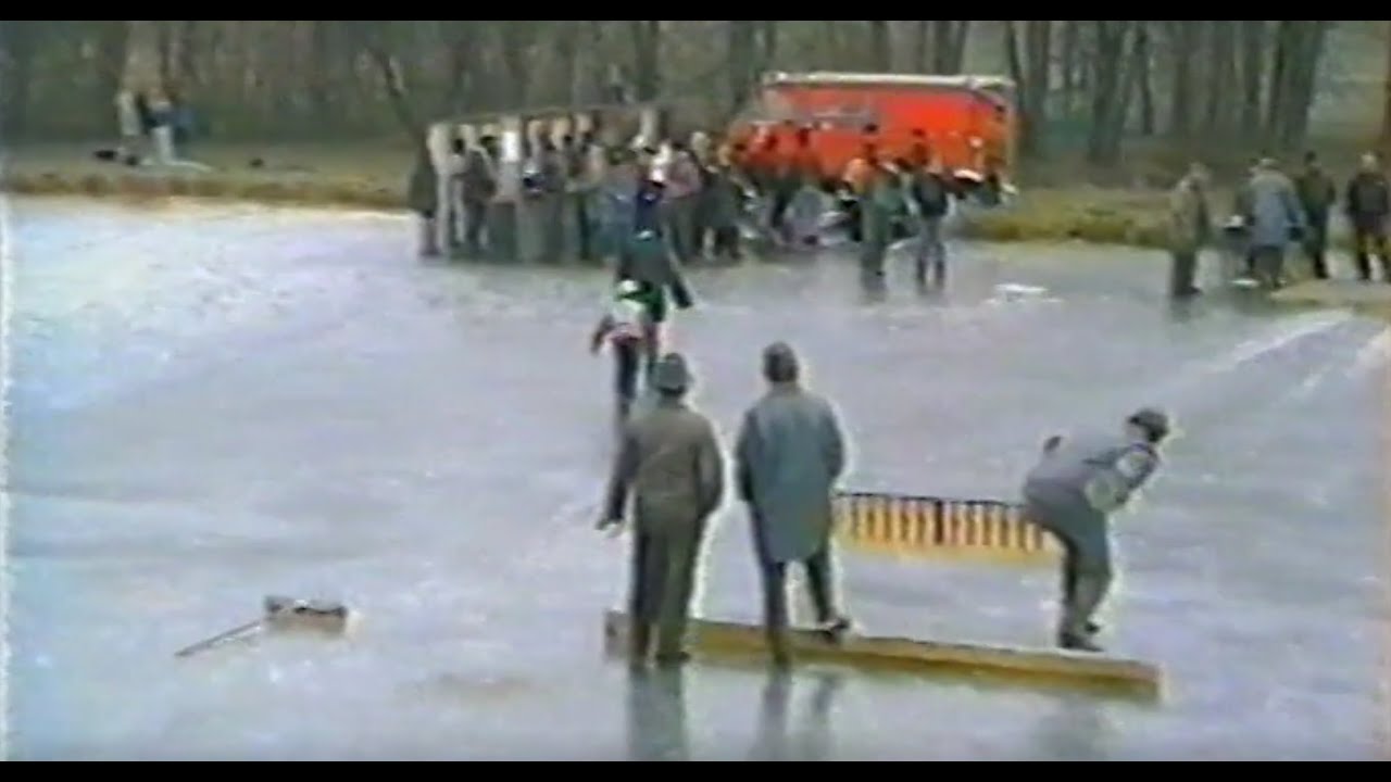 Plattlschießen der FF Pfarrkirchen am Eisteich Mühlgrub 1991