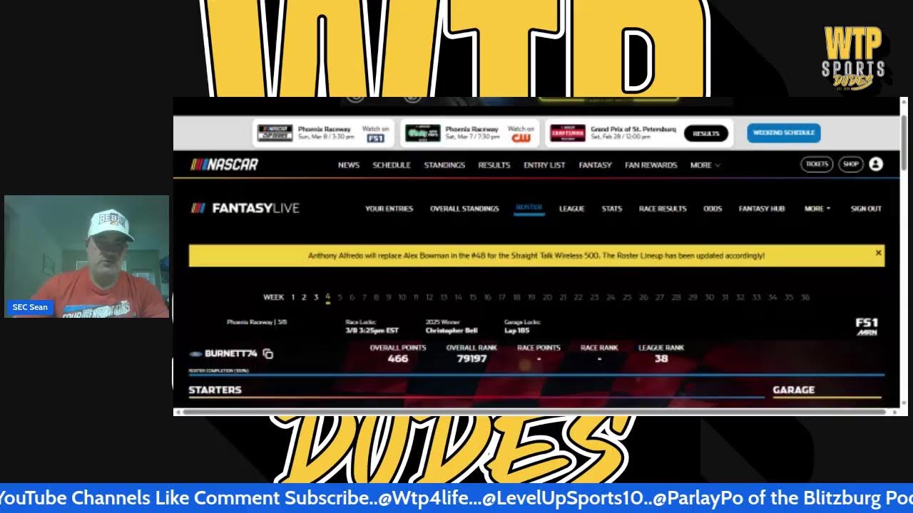 NASCAR CUP SERIES PHOENIX PREVIEW