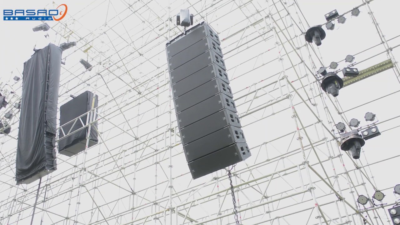 Setup dàn linearray JBL VTXA12 | BaSaoAudio
