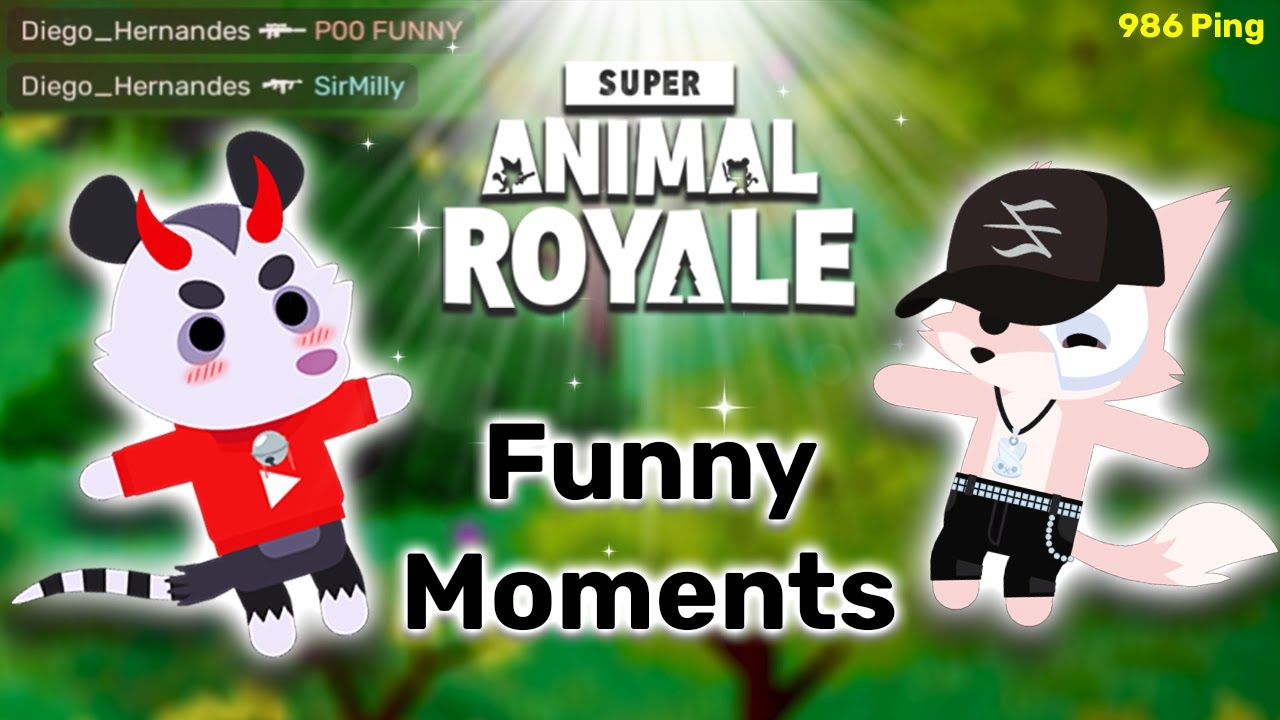Смешные моменты SAR с P00FUNNY | Super Animal Royale