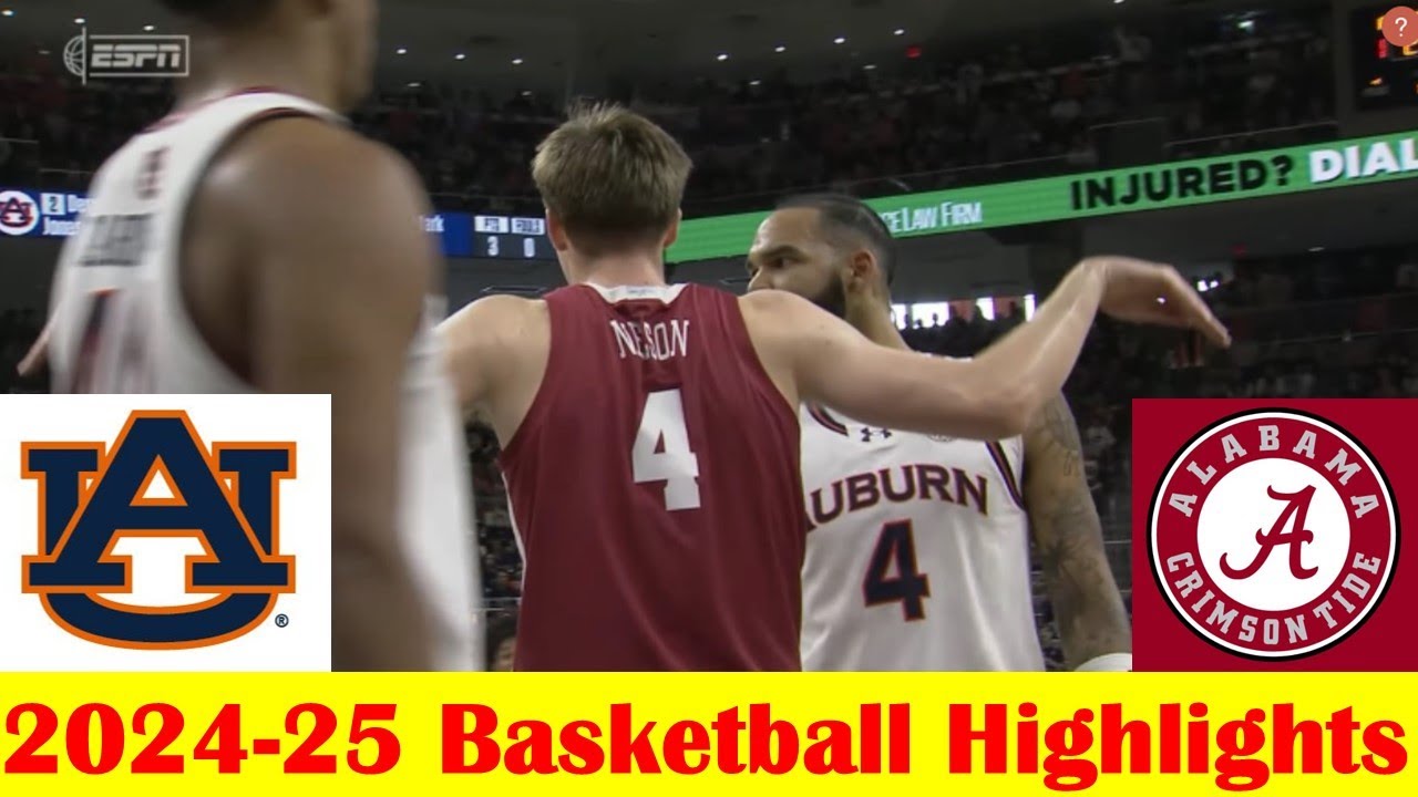 #7 Alabama vs #1 Auburn Basketball Game Highlights 3 8 2025