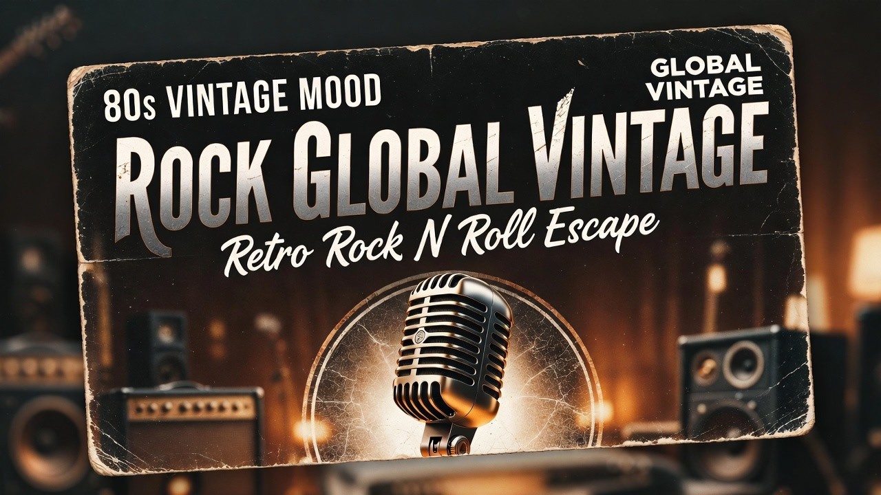 Best Rock Global Vintage 🤘 Retro Rock N Roll Escape 🔥 80s Vintage Mood