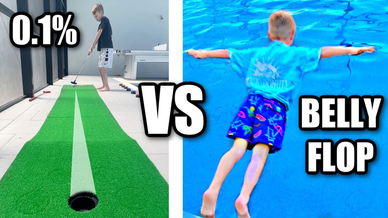 0.1% Trick Shot, or Fall in the Pool!