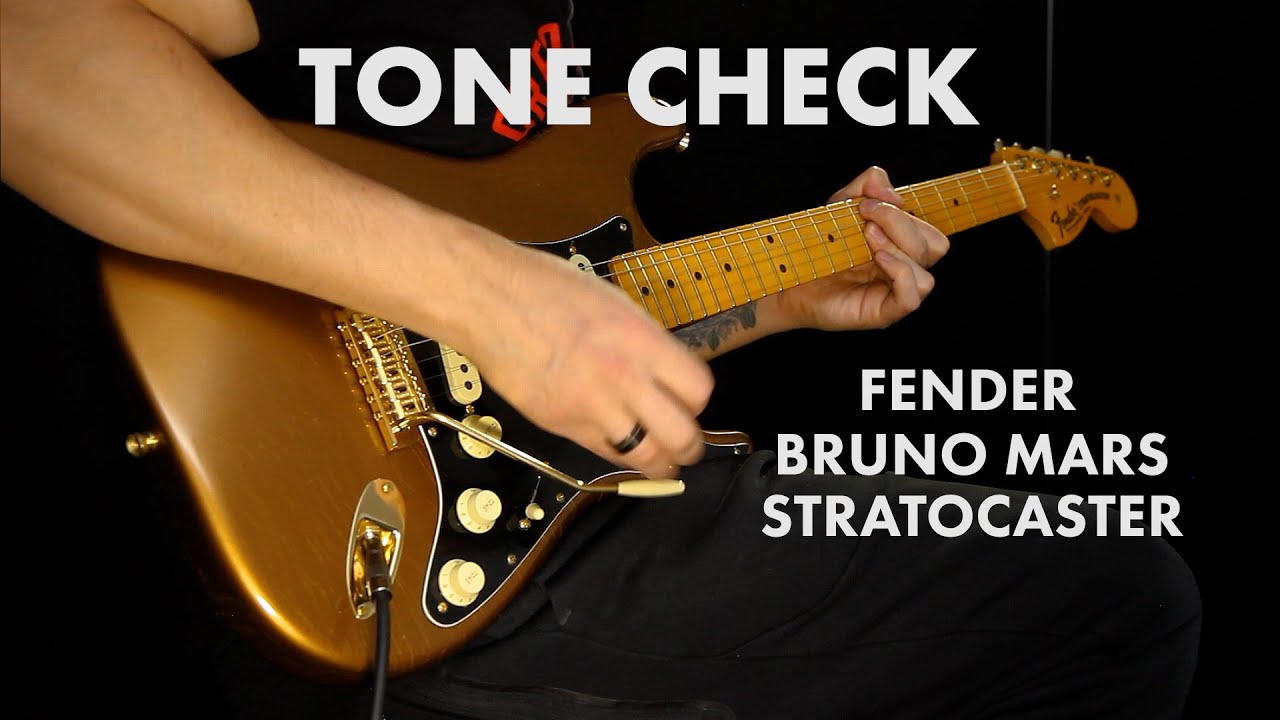 TONE CHECK: Fender Bruno Mars Stratocaster Demo | Cream City Music