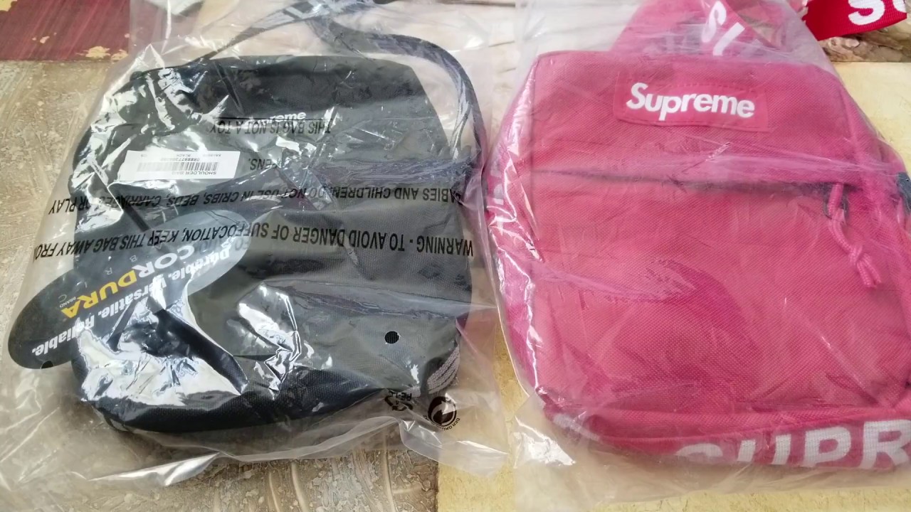 Как проверить подлинность сумки SUPREME SS18 (неделя 1) — оригинал или подделка! 7 4 18