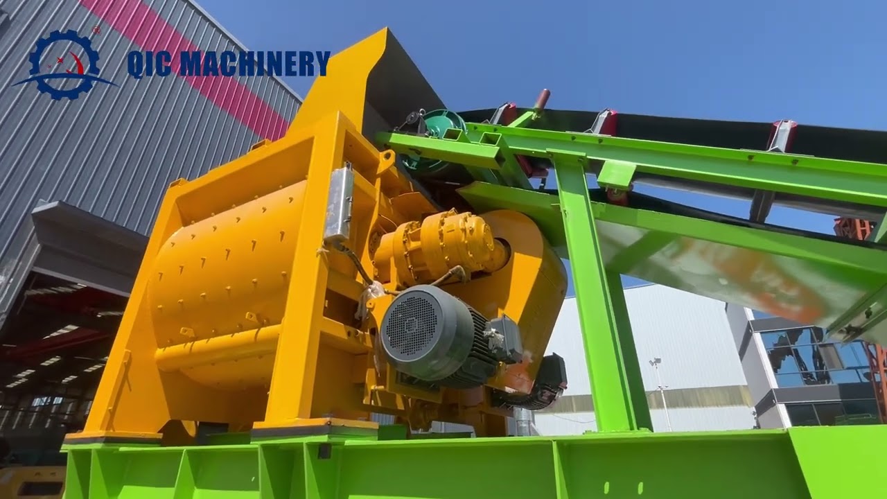 Mobile concrete batching plant