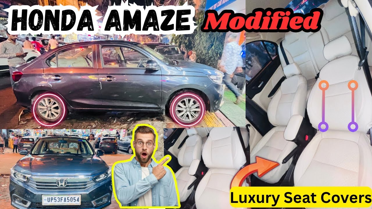 2024 Honda Amaze Modification | Honda Amaze Base to top modification ✅#honda #hondaamaze #trending