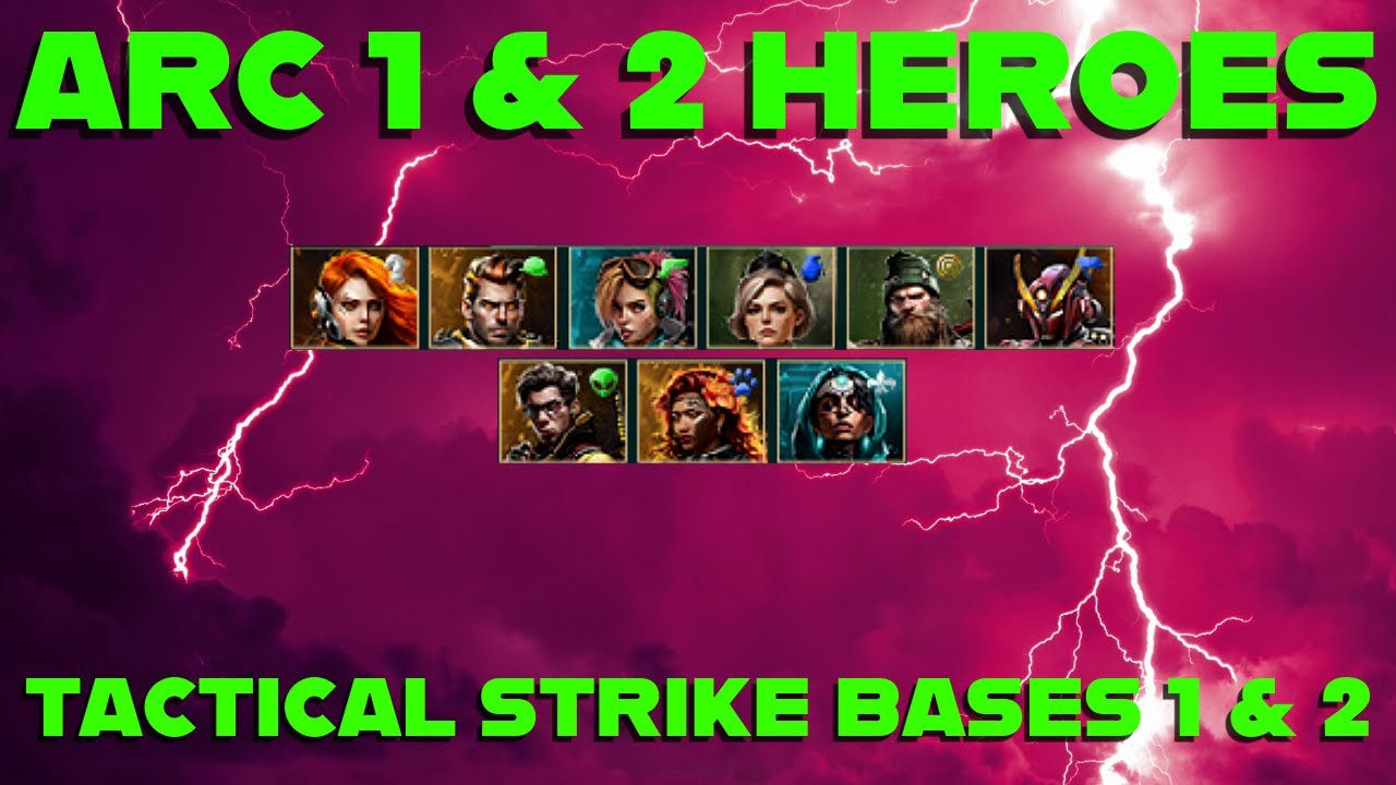 War Commander: Arc I & II Heroes V's Tactical Strike Bases