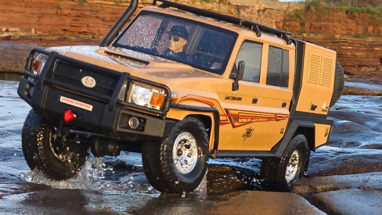 Toyota LC79 Overland Trail Run & Rock Crawl - RGT EX86160 Land Commander 1/10 Scale RC Crawler