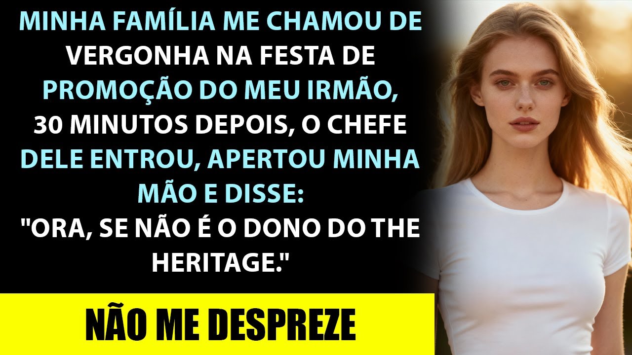 “VOCÊ É A VERGONHA DA NOSSA FAMÍLIA!” — ANOS DEPOIS, ELES CHORARAM AO ME VER NA TV.