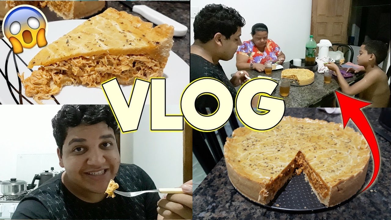 FIZ EMPADÃO DE FRANGO CREMOSO FÁCIL E MUITO GOSTOSO