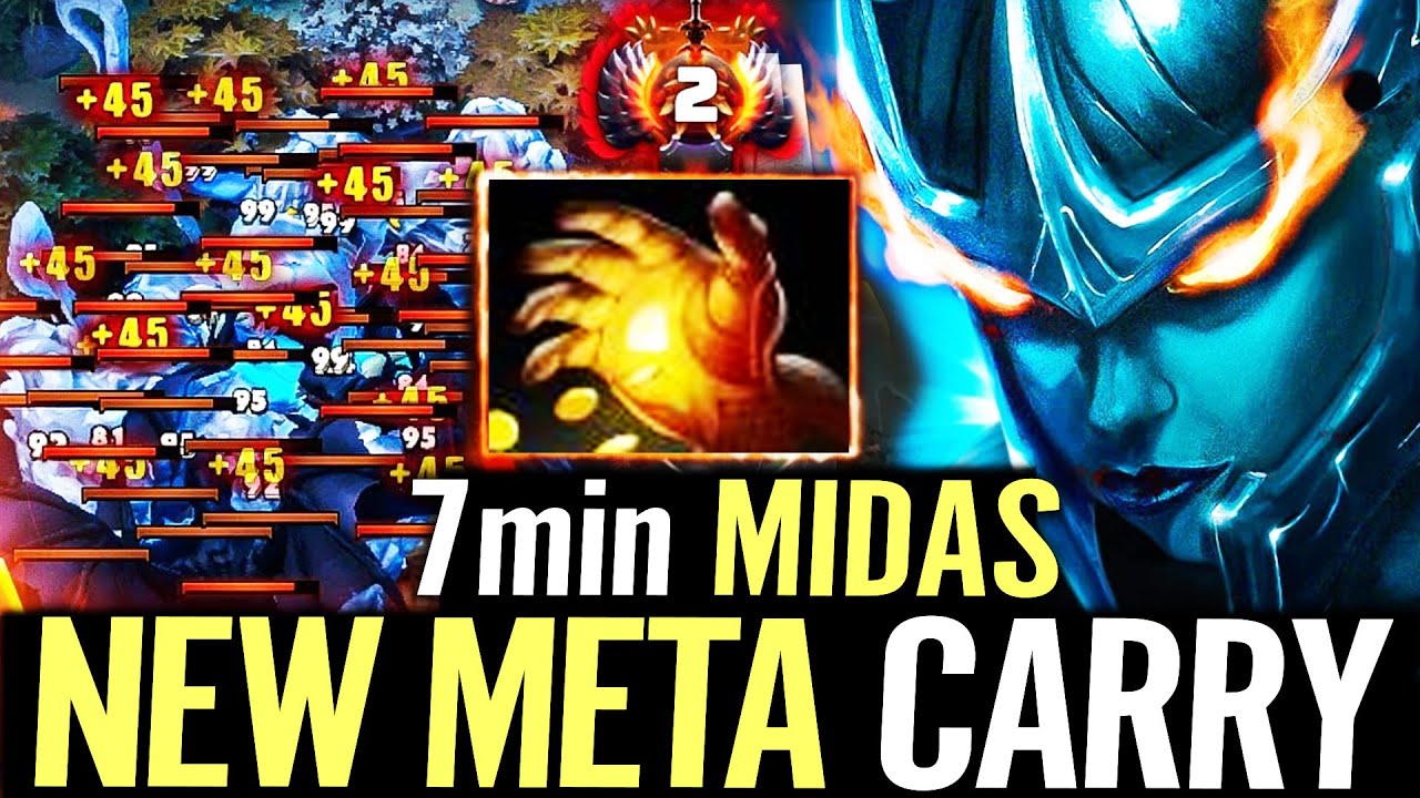 🔥 PA 7min MIDAS NEW CARRY META &mdash; 2.1x EXP +160 Gold BEST Item Early Build Dota 2 Pro
