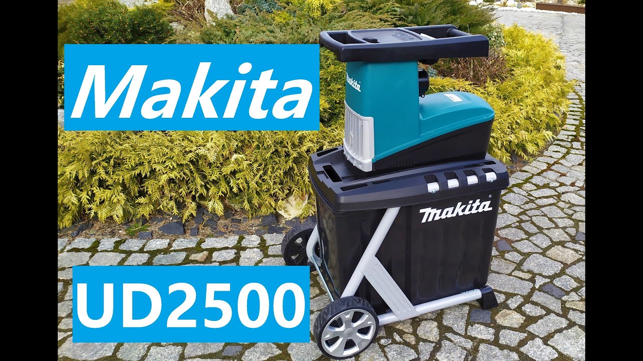 Makita UD2500 Rozdrabniacz do gałęzi TEST