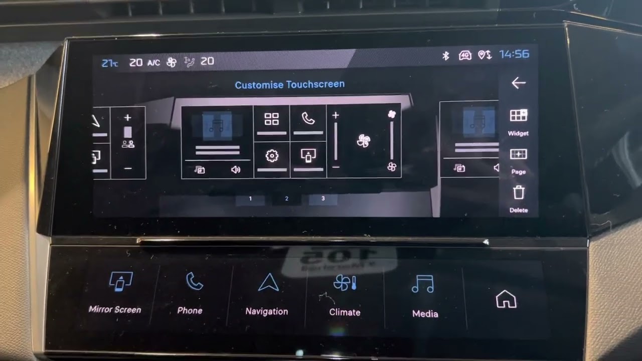 Setting up a Profile and customising on the ALL NEW Peugeot 308