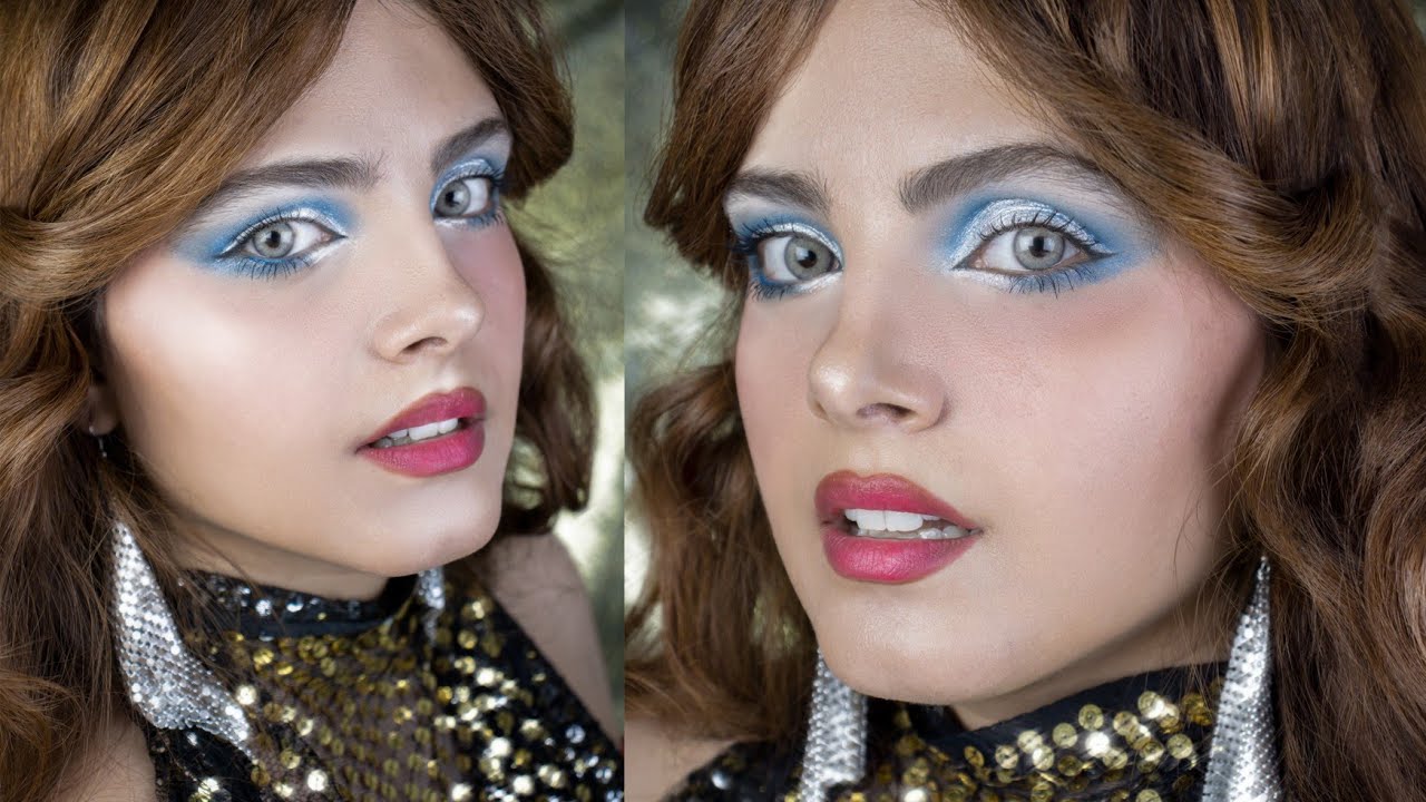 1970s DISCO Makeup tutorial ✨ Glowing Makeup ✨