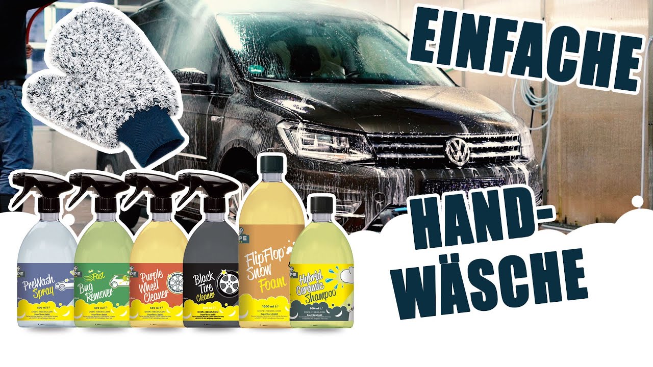 HQS Autopflege - DOPEFIBERS Waschroutine an Kay´s Caddy (Schnelle Waschmethode)