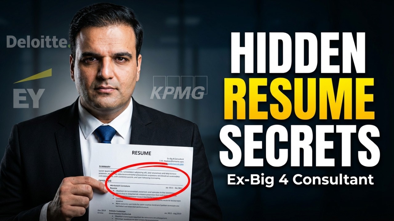 Ex-Big 4 Consultant Reveals Hidden Resume Tips for Big 4 and MBB