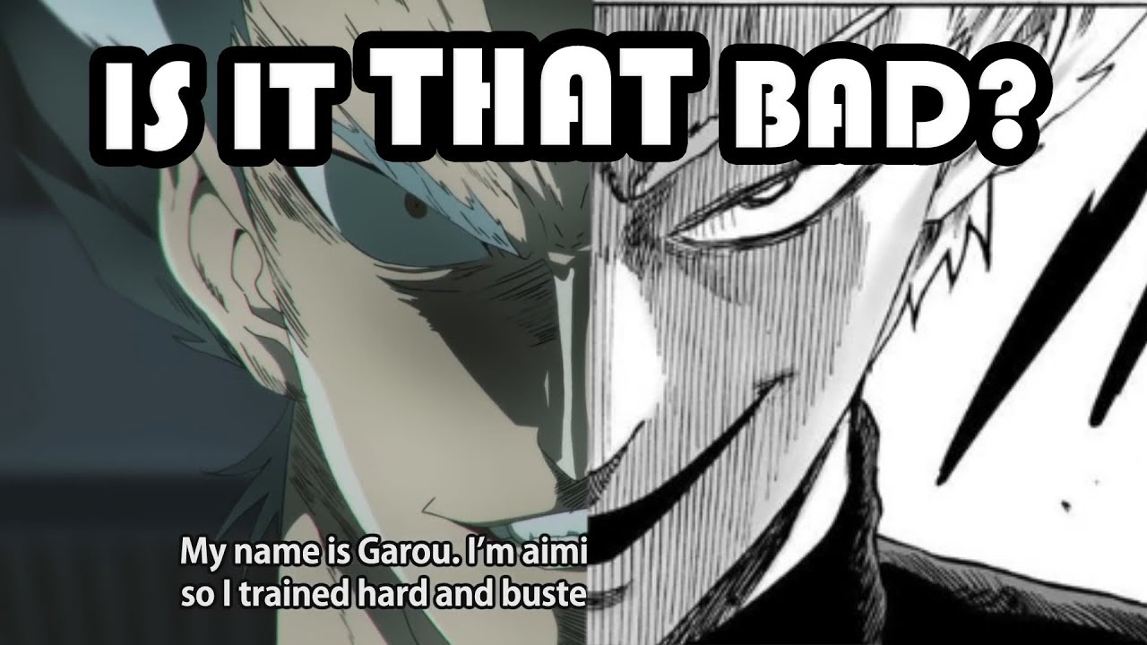 One Punch Man season 2 vs Manga. How bad is it?
