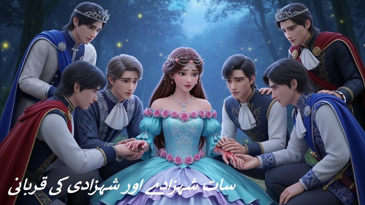 The Seven Princes and Their Sister&rsquo;s Sacrifice - सात राजकुमार और उनकी बहन का बलिदान - Urdu story