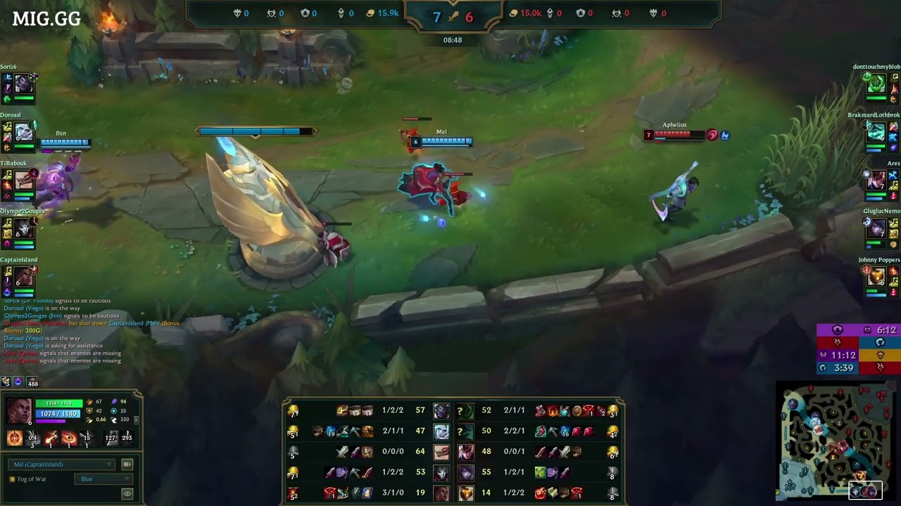 MEL VS BARD SUPPORT GAMEPLAY