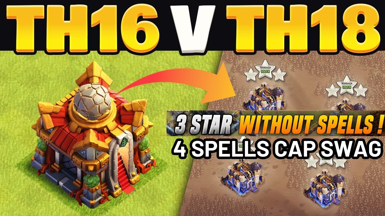 Best TH16 vs TH18 Attack Strategy for 3 Stars (2026) | Clash of Clans Pro Guide