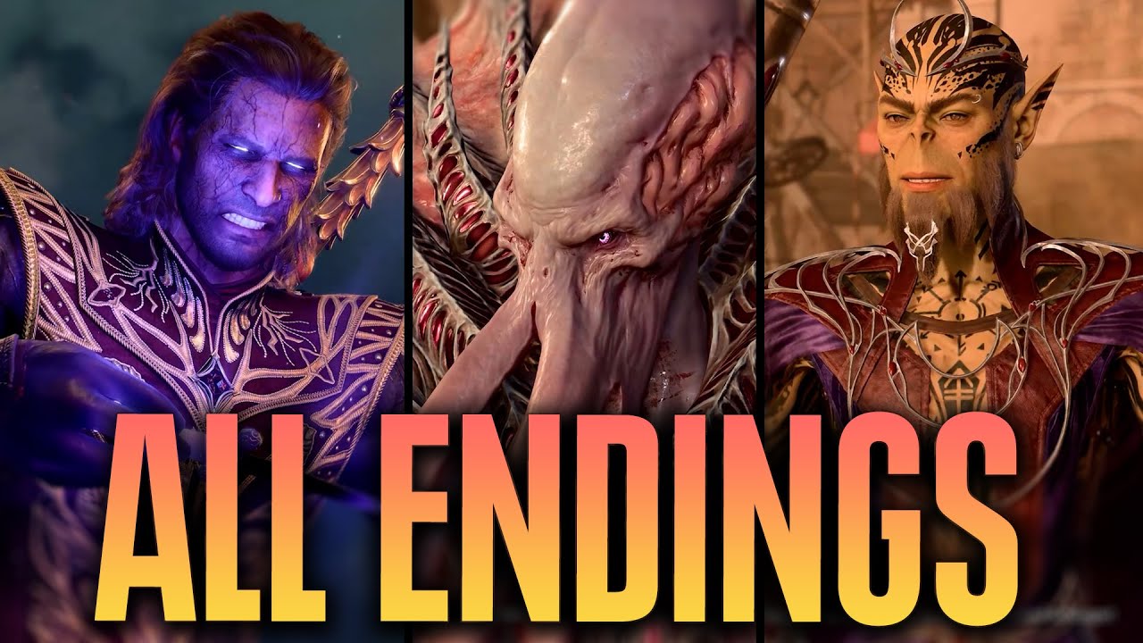 All Endings Baldur’s Gate 3 (Good, Evil, Mindflayer, Secret + More)