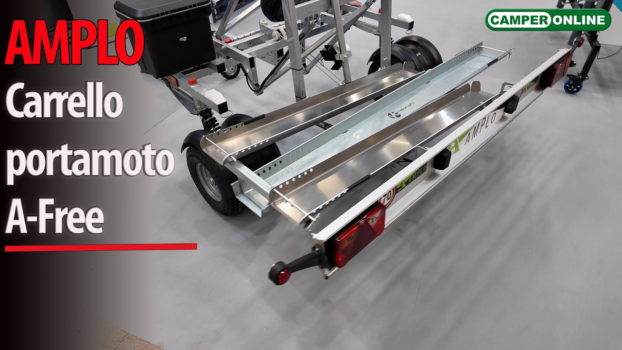 AMPLO A-Free: tutte le particolarit&agrave; di questo singolare carrello portamoto