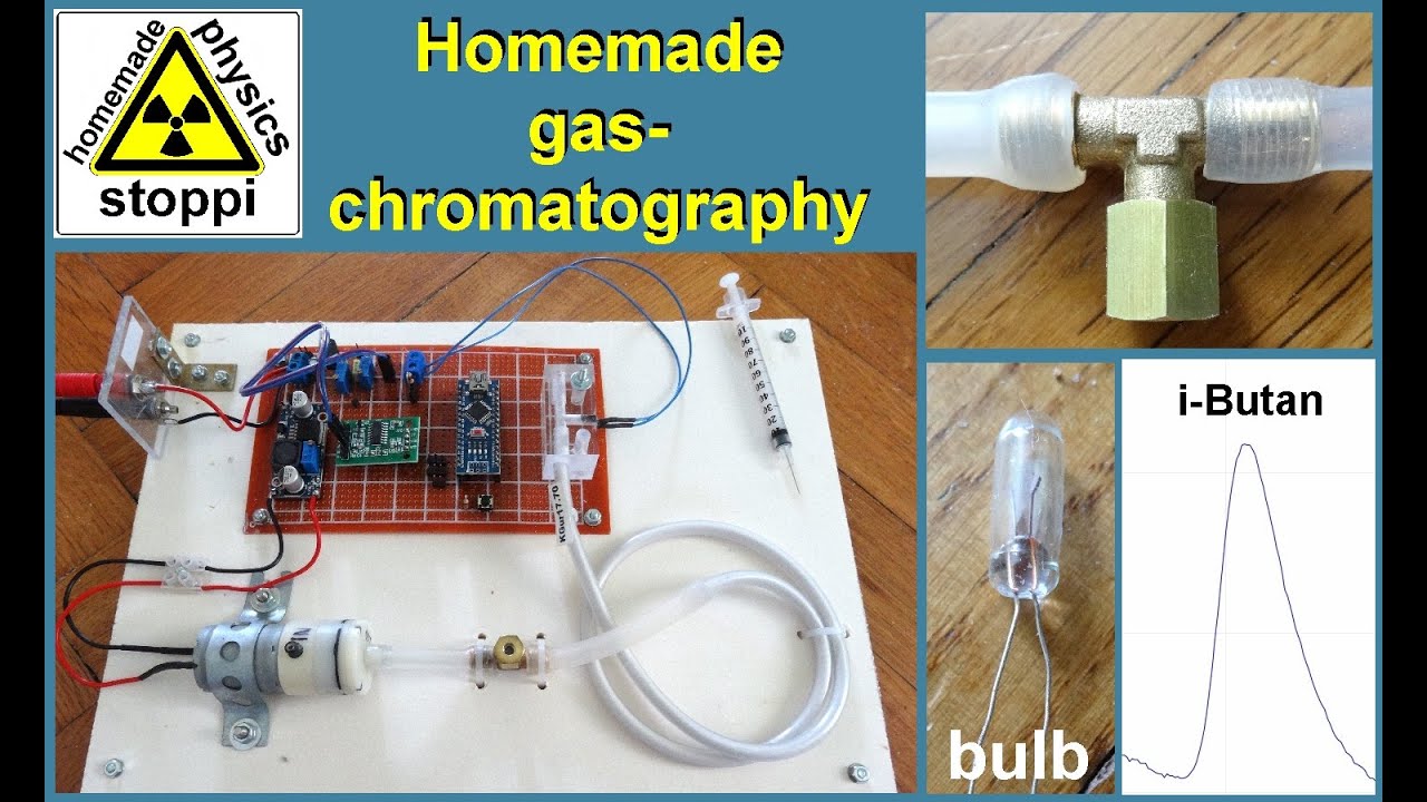 Homemade gas chromatography with Arduino - Einfache Gaschromatographie mit Arduino