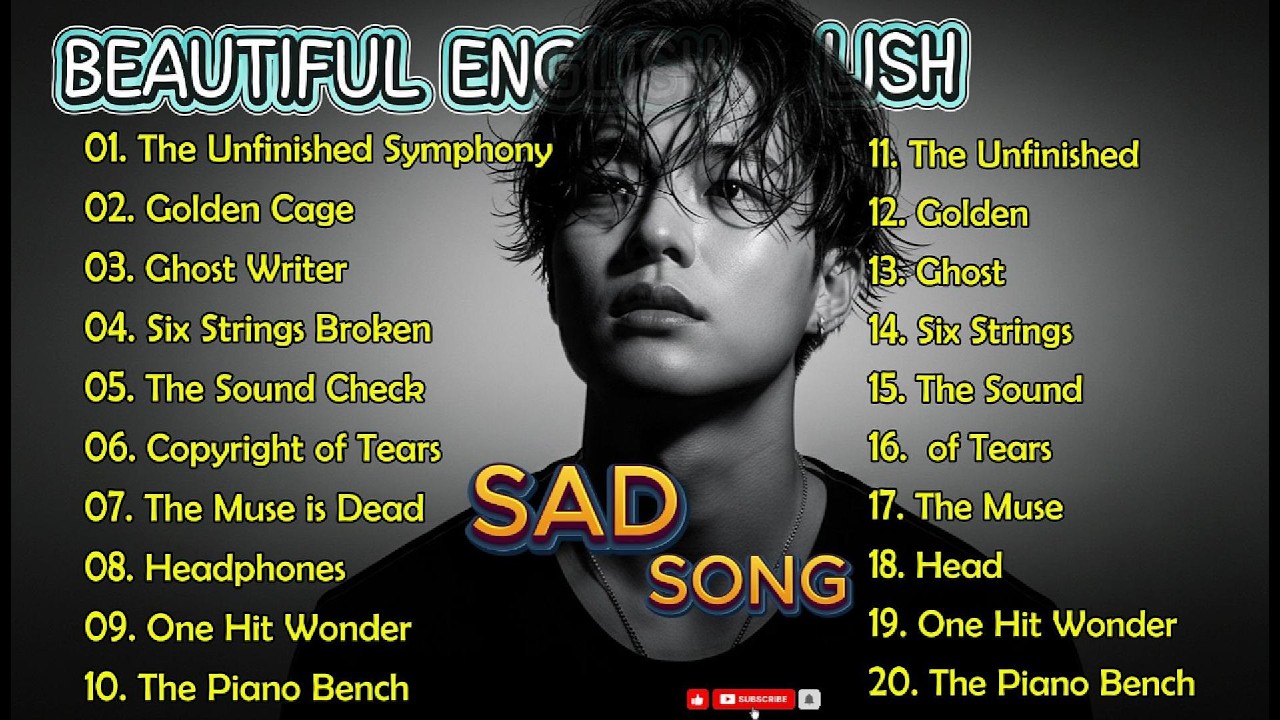 Top 20 Beautiful English Sad Songs Collection | Music to Make You Cry