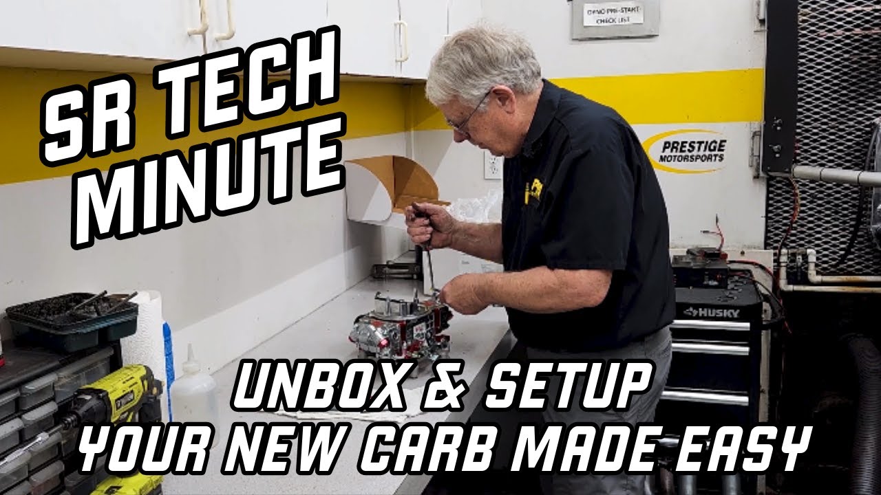 SR TECH MINUTE: Unbox & Setup - Your New Carb Made Easy