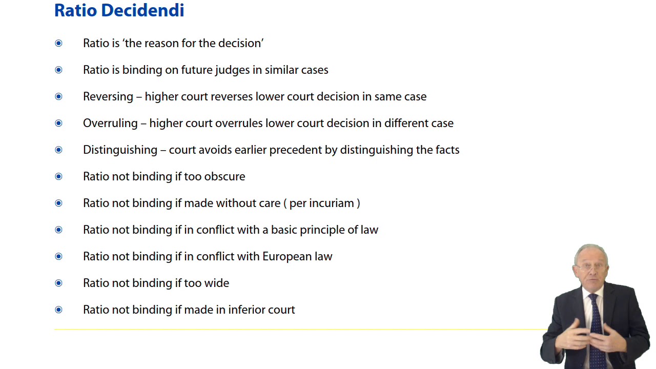 Equity Law, Ratio Decidendi - ACCA LW Global