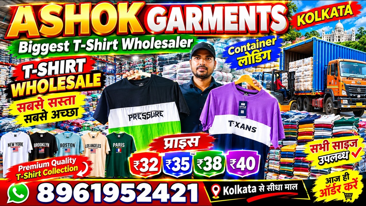 32₹/₹35/-₹38/- 👕-bd,Tshirt bigest wholesalers in kolkatta Howrah ||Lekra hap pent||barmuda//Lowar//