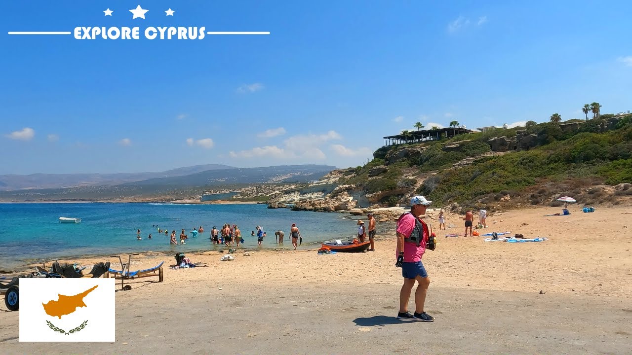 DRIVING from CORAL BAY to St GEORGE's HARBOUR in CYPRUS * 4K (60fps)