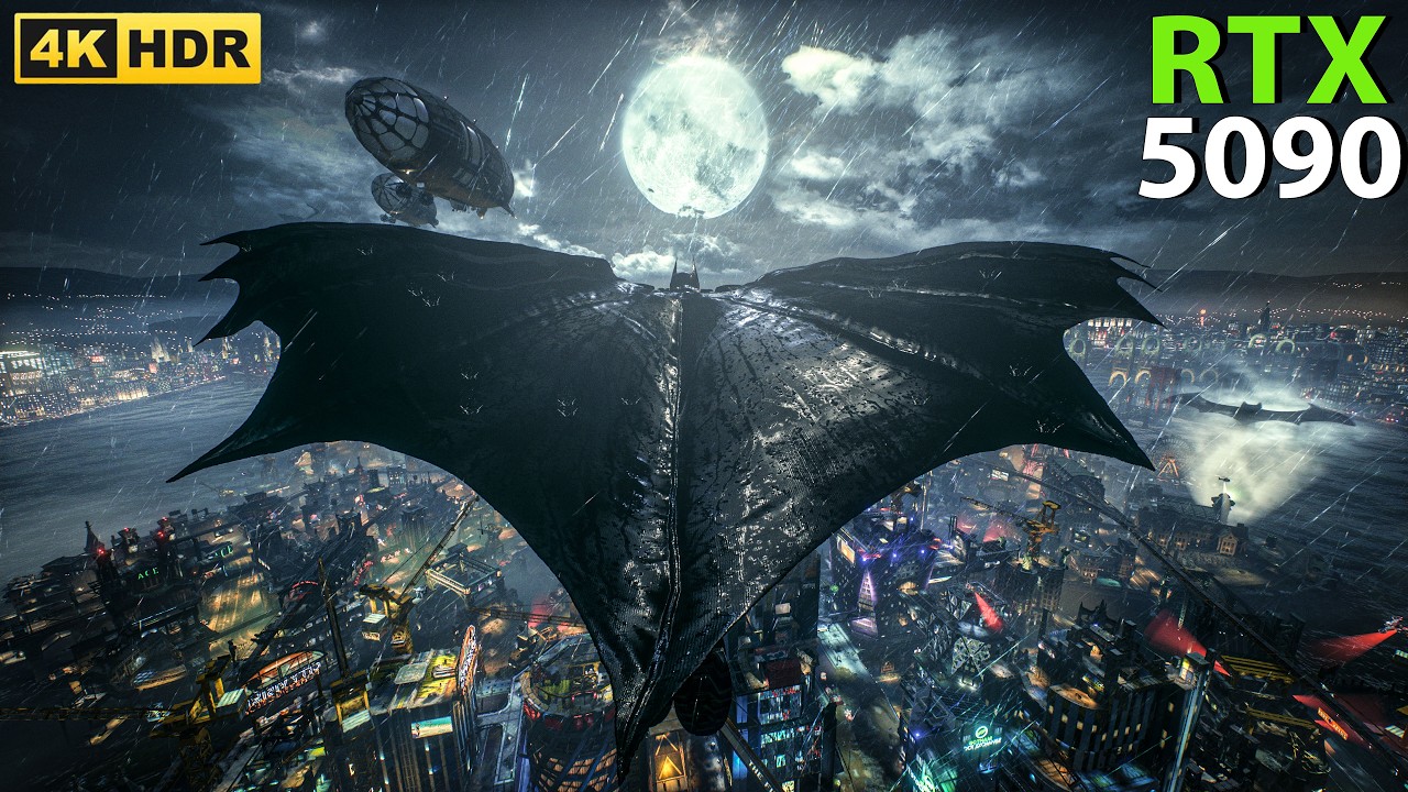 RTX 5090 32GB - Batman: Arkham Knight (4K HDR 120FPS) R7 9800X3D | Max Graphics Settings Gameplay