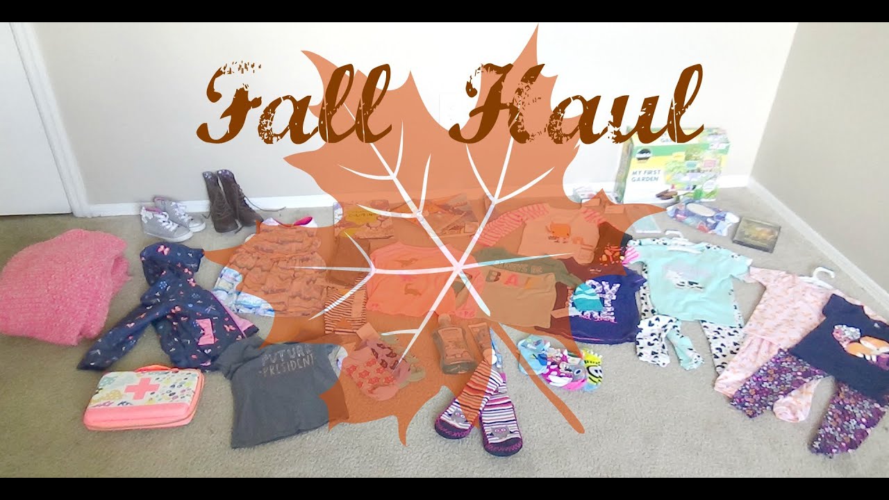Toddler Fall Target Haul!
