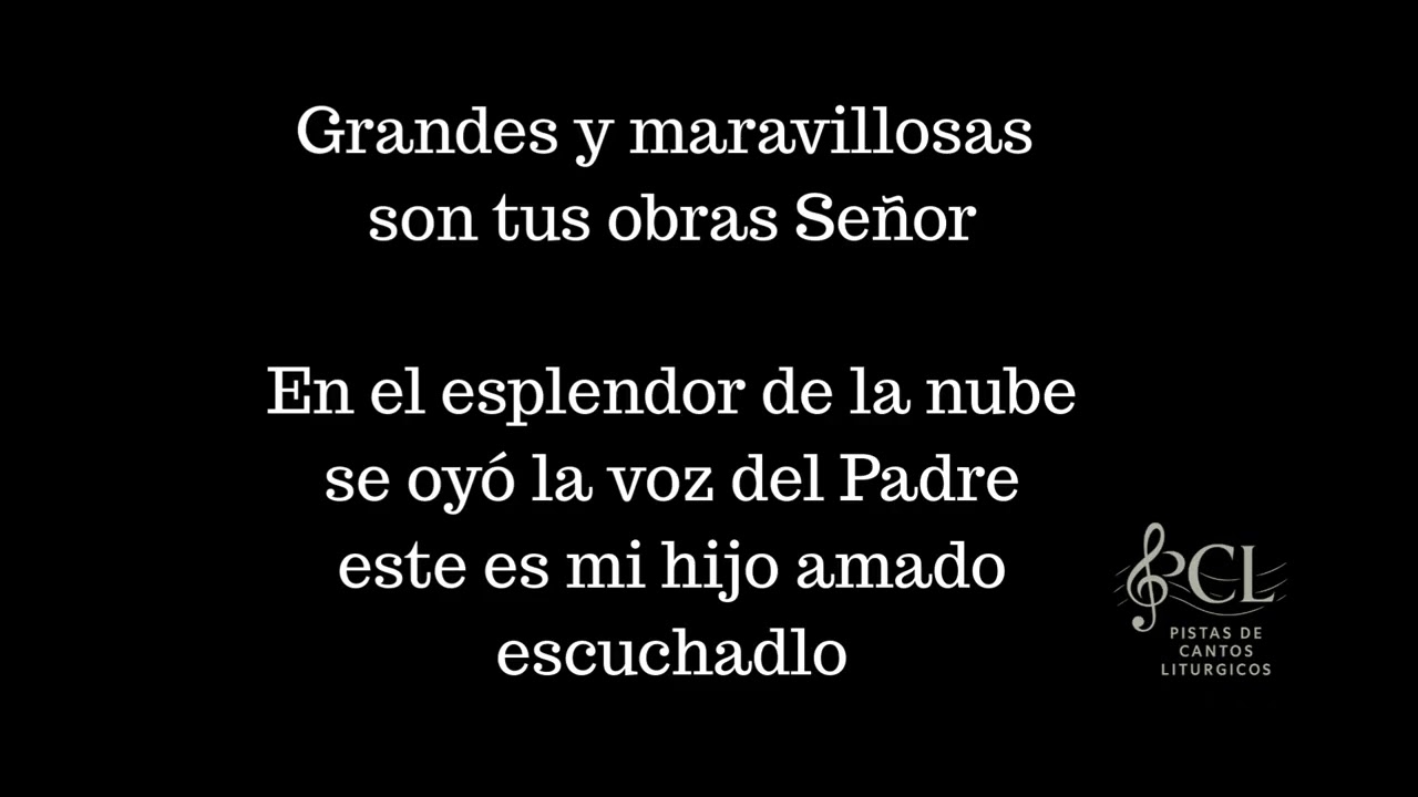 Aclamación antes del Evangelio 2° Domingo de Cuaresma Ciclo A (Melodía 2 extendida Cuaresma)