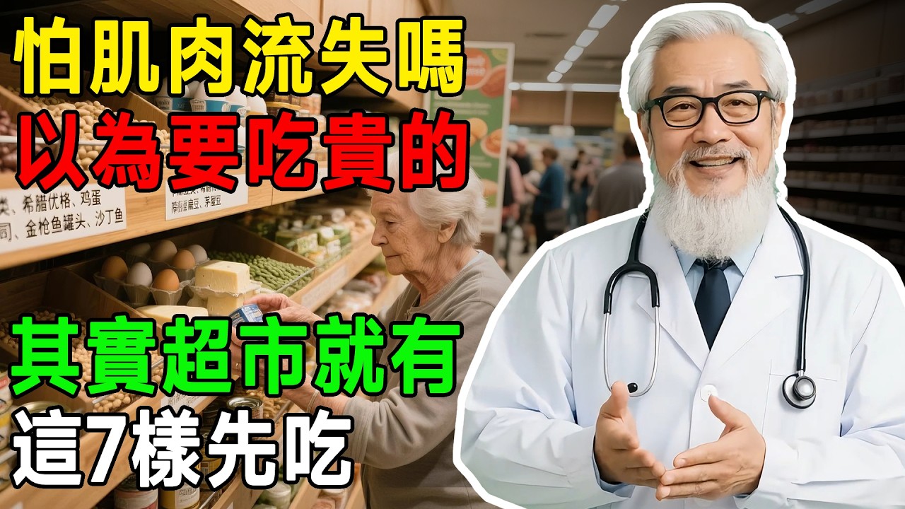 不是吃貴的就好！很多人50歲後肌肉流失快，靠這7種百元內食物就能找回力量