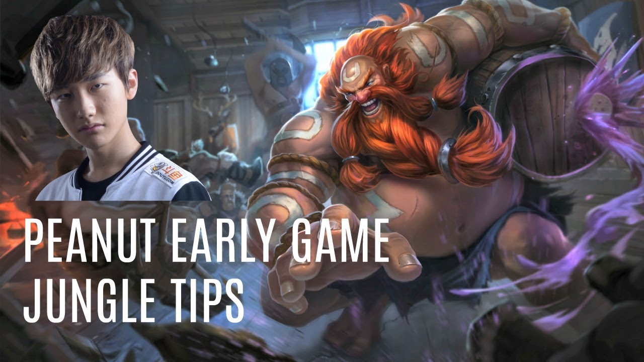 SKT T1 Peanut - Early Game Jungle Tips | Matching The Enemy Jungler