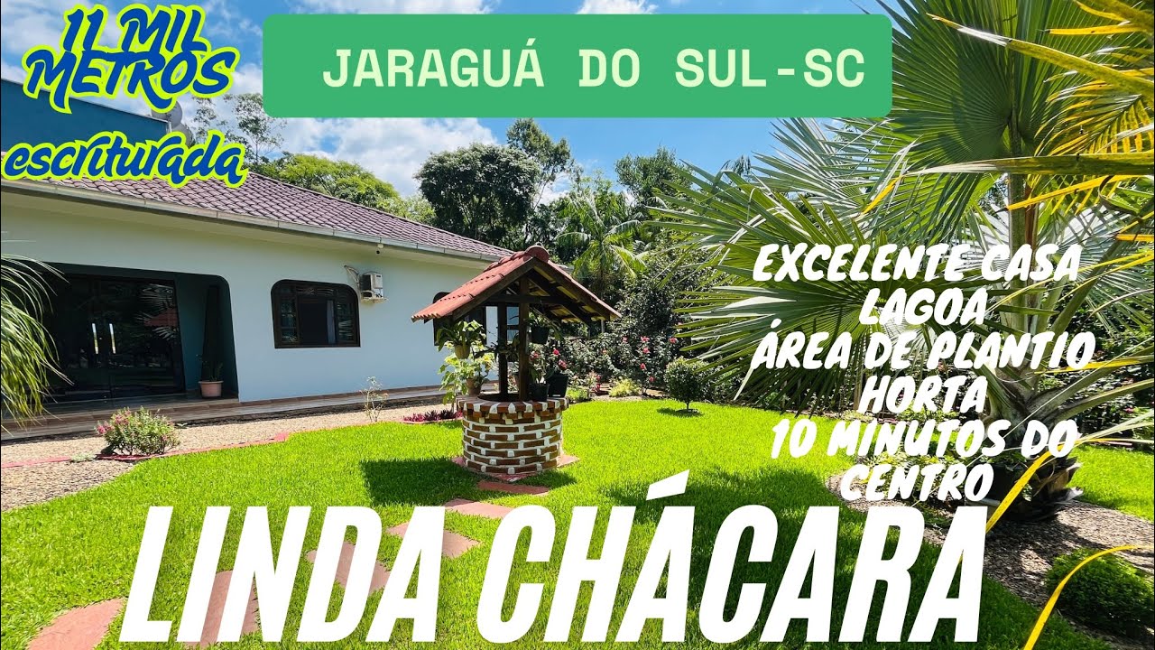 Chácara Espetacular em Jaraguá do Sul SC