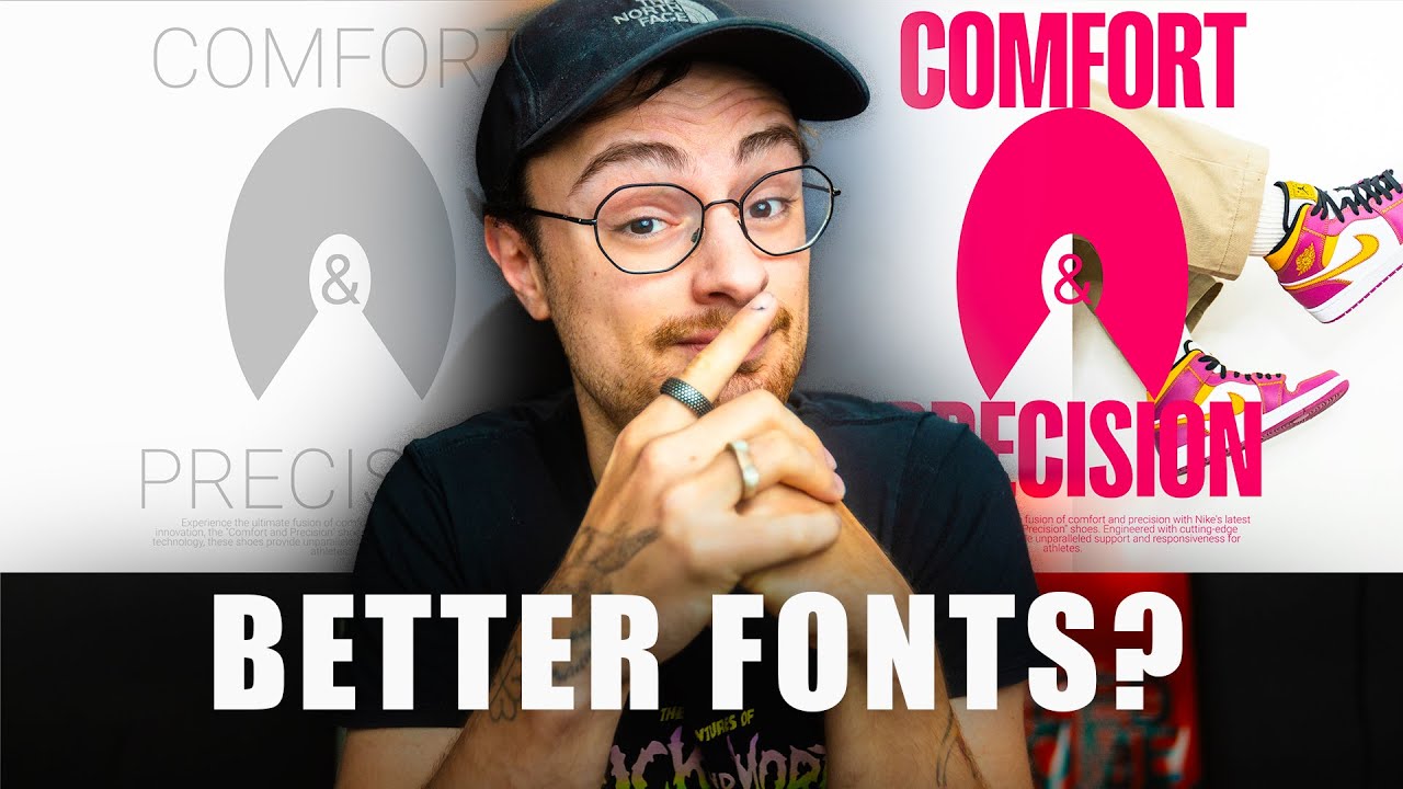 How to choose FONTS for any DESIGN!