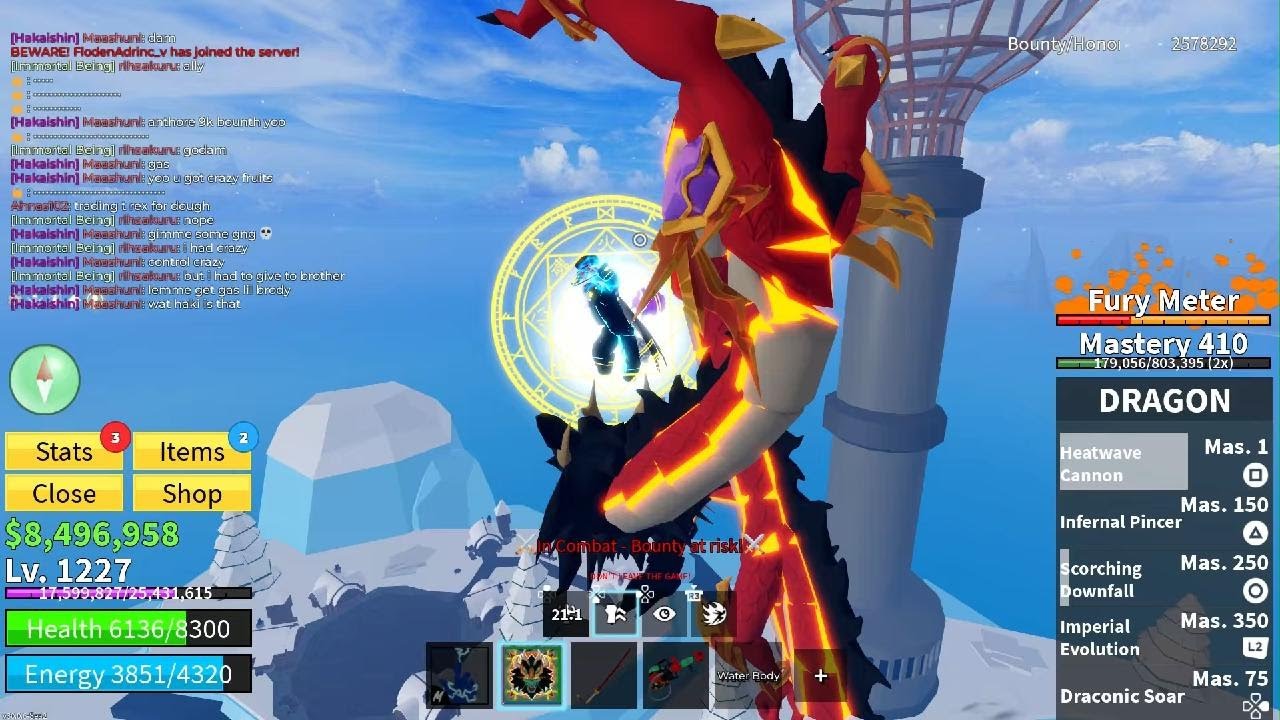 Fighting an AWAKENED BUDDHA (Blox Fruits)