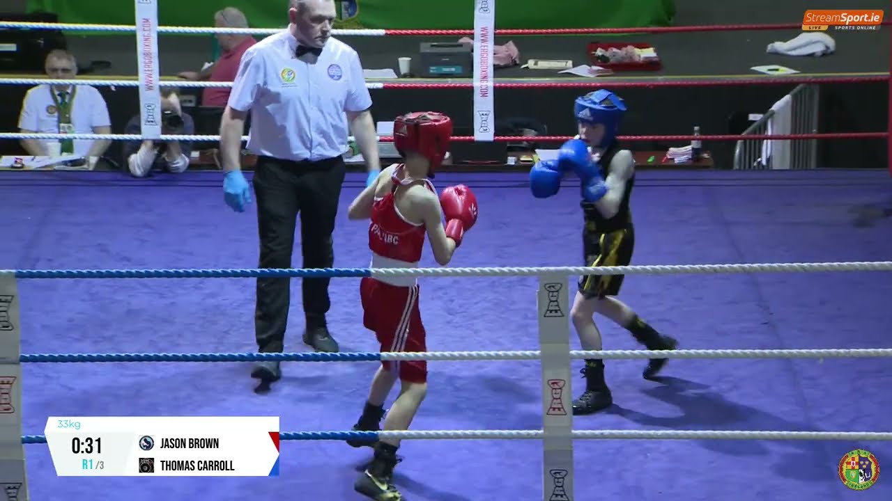 2024 National BG2 Championship : 33kg Jason Brown (St Pauls Antrim) v Thomas Carroll (Setanta)