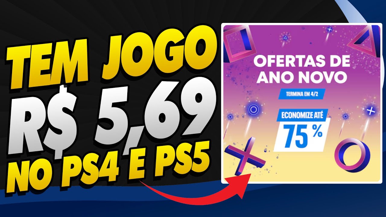 CORRE! TEM JOGO POR APENAS 5,69 EM NOVA MEGA PROMOÇÃO NO PS4 E PS5!