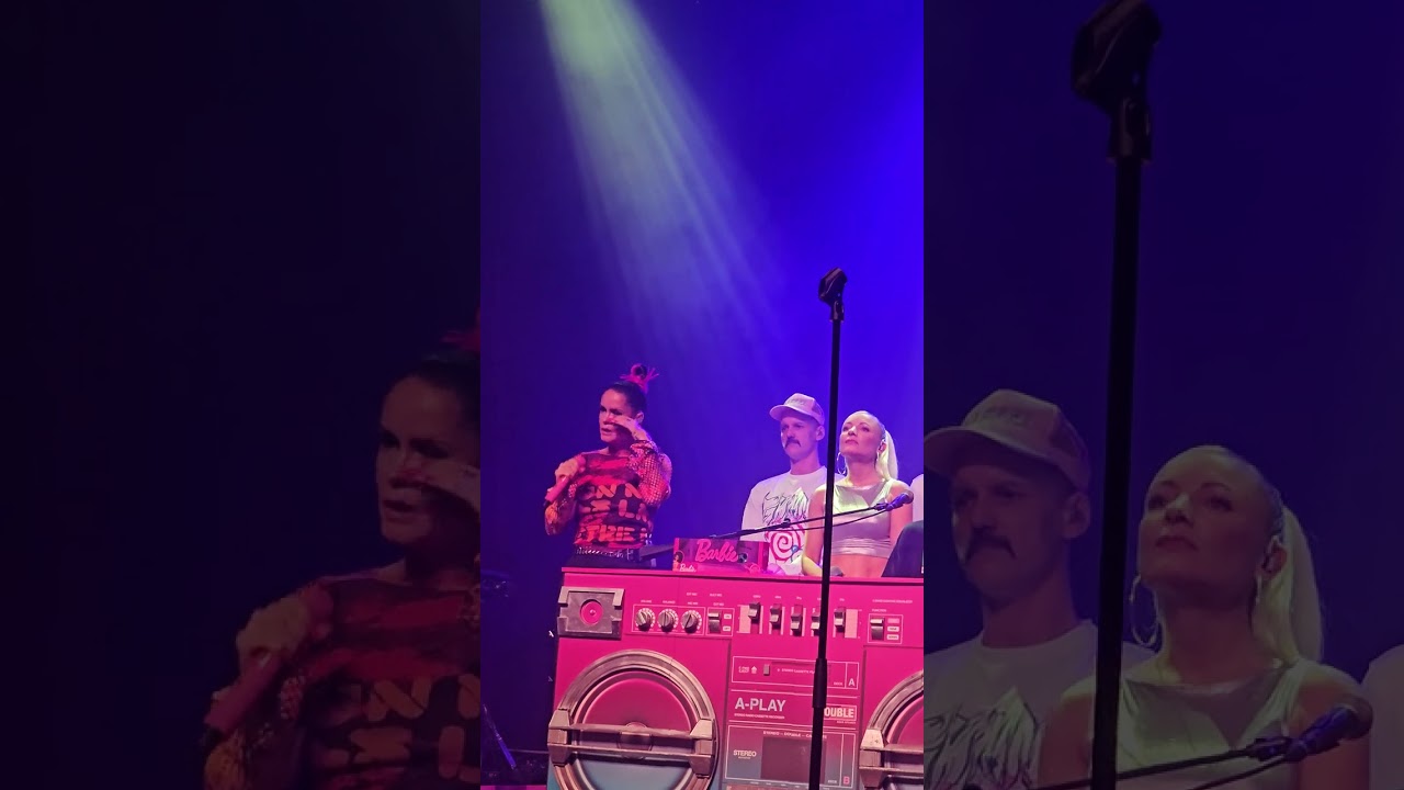 Lene AQUA teared up performing AQUARIUS Live at Riverside, CA (11/16/23)