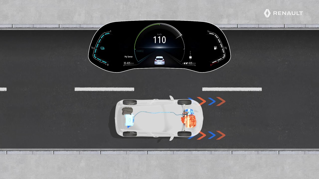 E-TECH HYBRID -  Comprendre les particularités du tableau de bord